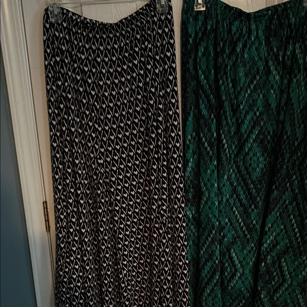 Blair Black and White Maxi Skirt Casual Resort Wear